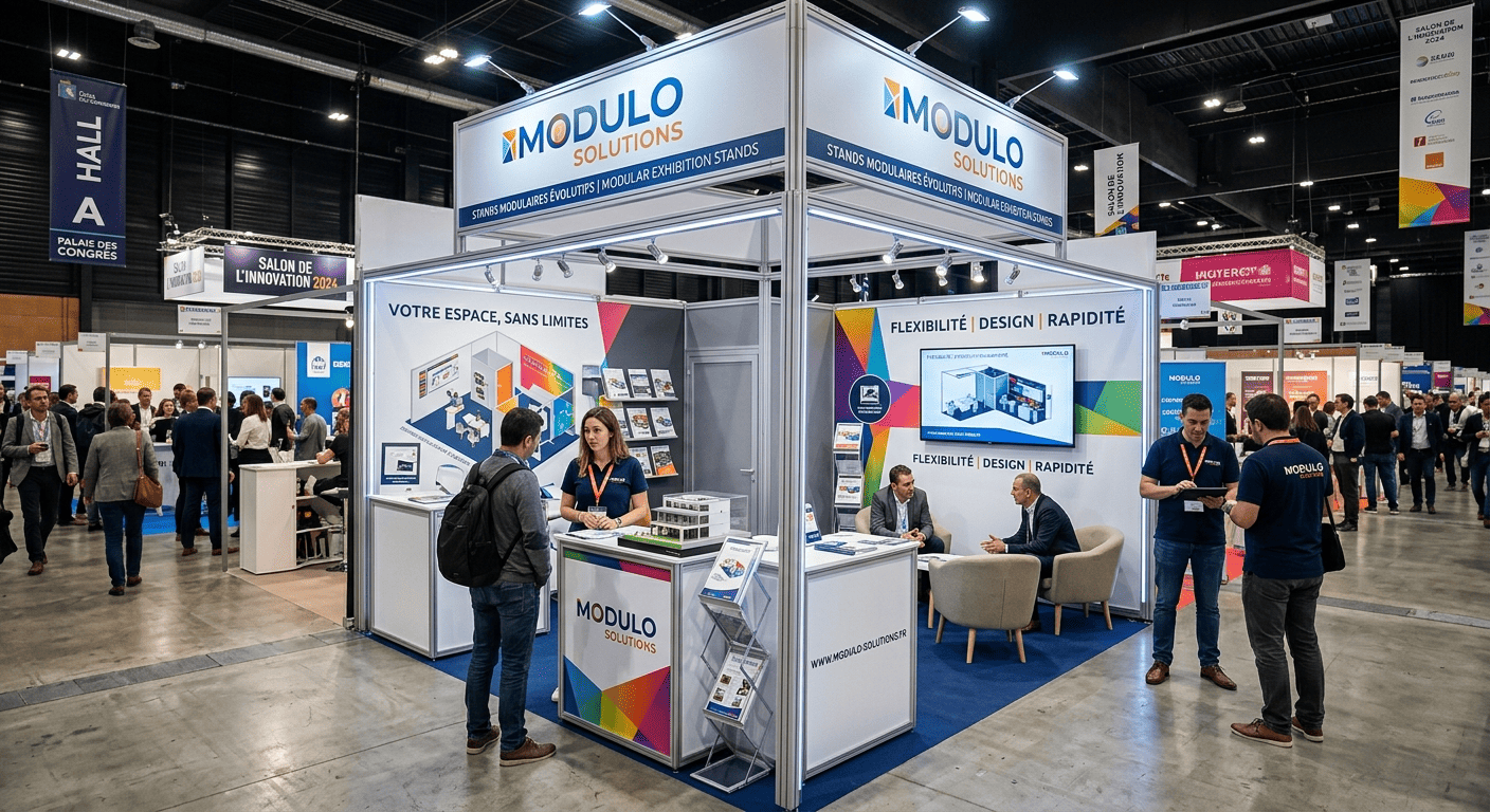 Stand modulaire d'exposition à Tanger